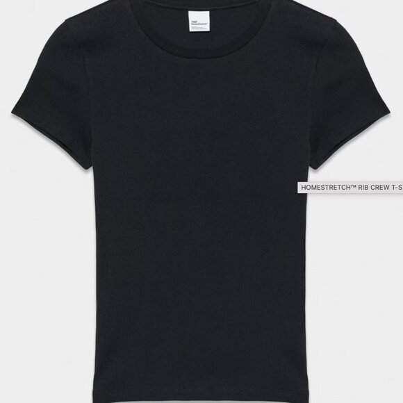Aritzia Tops - Aritzia Black Fitted Short Sleeve T-Shirt